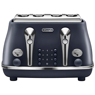 De'Longhi Elements 4-Slot Toaster Ocean Blue